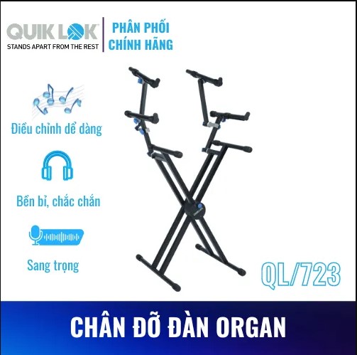 Chân đàn Organ 3 tầng QUIK LOK