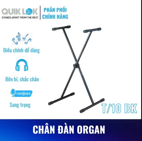 chân đàn organ Quik Lock T 10 BK