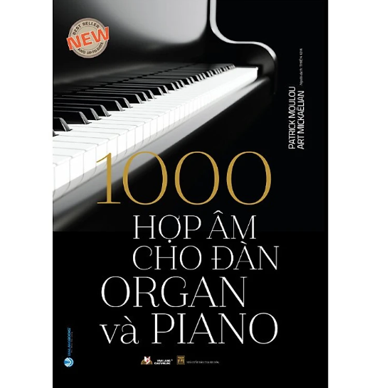 sách học đàn organ - 1000 HỢP ÂM CHO ĐÀN ORGAN & PIANO